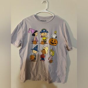 Peanuts Beige Cotton T-Shirt